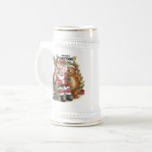 幸せなクリスマス ビールジョッキ (正面左)
