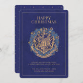 幸せなクリスマス |ホグワーツ™クレスト 招待状 (正面/裏面)