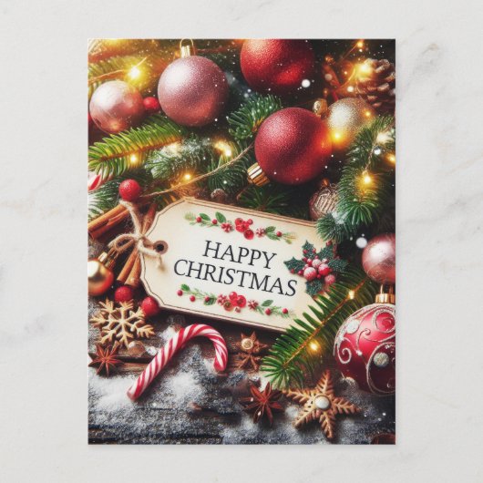 幸せなクリスマス ポストカード (正面)
