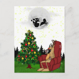 幸せなクリスマス ポストカード