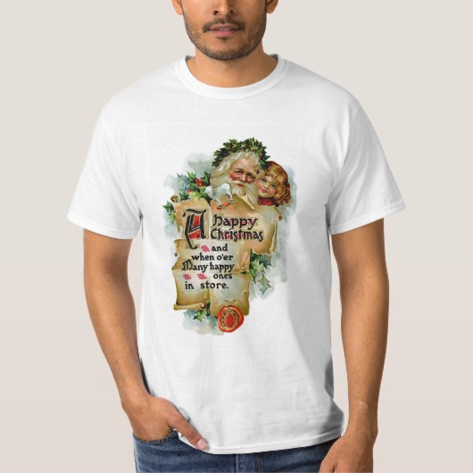 幸せなクリスマス Tシャツ (正面)