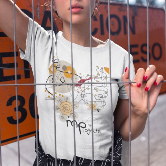 幸せなグラフィック Tシャツ