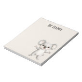 幸せなコアラのクマ ノートパッド (回転)