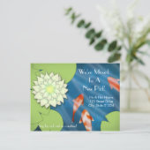 幸せなコイ感動のお知らせ 案内ポストカード (スタンド正面)