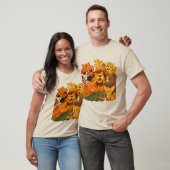 幸せなサファリの動物の友達 Tシャツ (ユニセックス)