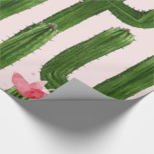 幸せなサボテンの包装紙 ラッピングペーパー (角)