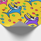 幸せなサメ ラッピングペーパー (角)