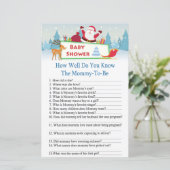 幸せなサンタどのように良い知っている赤ちゃんシャワー (スタンド正面)