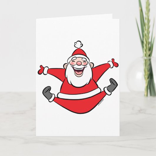 幸せなサンタ シーズンカード (正面)