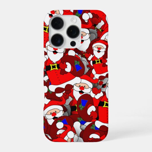 幸せなサンタ iPhoneケース (裏面)