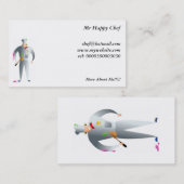 幸せなシェフ 名刺 (正面/裏面)