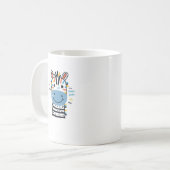 幸せなシマウマ コーヒーマグカップ (正面左)