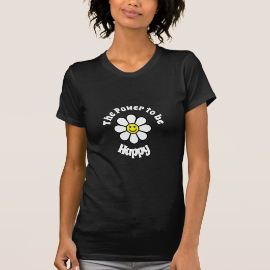 幸せなシャツになる力 Tシャツ (正面)