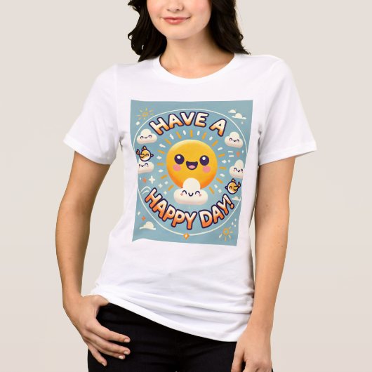 幸せなシャツ トライブレンドTシャツ (正面)