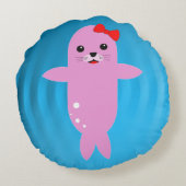 幸せなシール ラウンドクッション (裏面)