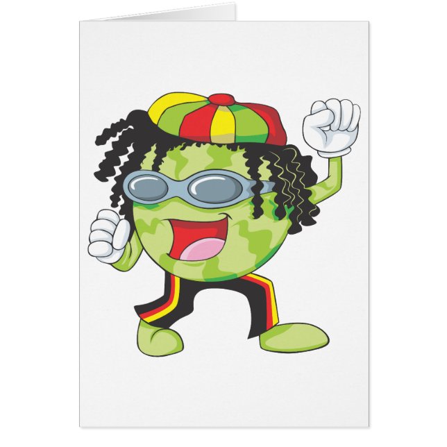 幸せなジャマイカのスイカの踊り (正面)