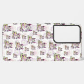 幸せなジョギング魔法の怪物の生き物 SAMSUNG GALAXYケース (左側面)