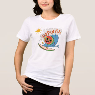 幸せなスイカTシャツ – サーフィンと夏の楽しみ トライブレンドTシャツ