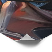 幸せなスカル | AIアートポスター ポスター (角)