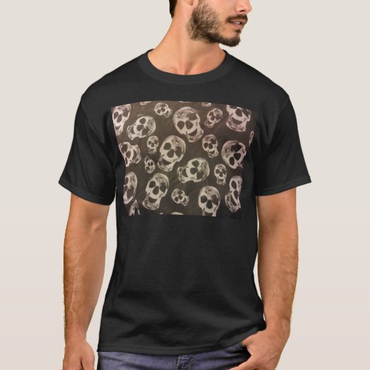 幸せなスカル Tシャツ (正面)