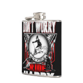 幸せなスキー フラスク (左)