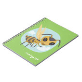 幸せなスズメバチ ノートブック (左側)