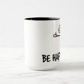 幸せなステッキ姿のマグカップ マグカップ (中央)