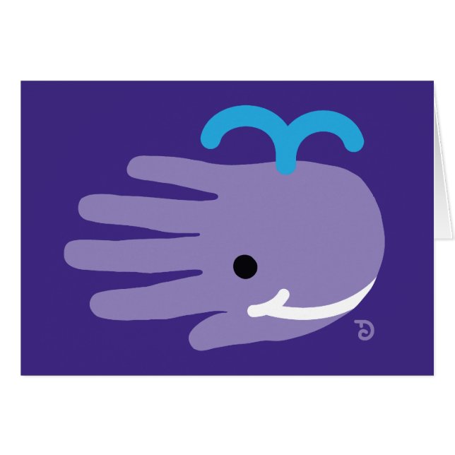 幸せなスマイルのクジラ (正面横)