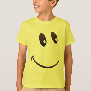 幸せなスマイルのemoji tシャツ
