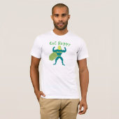 幸せなスーパーマンを得て下さい Tシャツ (正面フル)