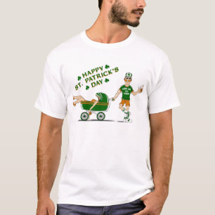 幸せなセントパトリックの日のTシャツ Tシャツ