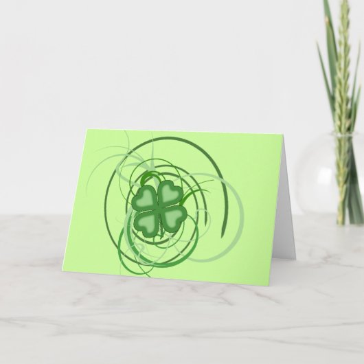 幸せなセントパトリックの日 カード (正面)