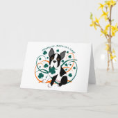 幸せなセントパトリックの日 カード (黄色い花)