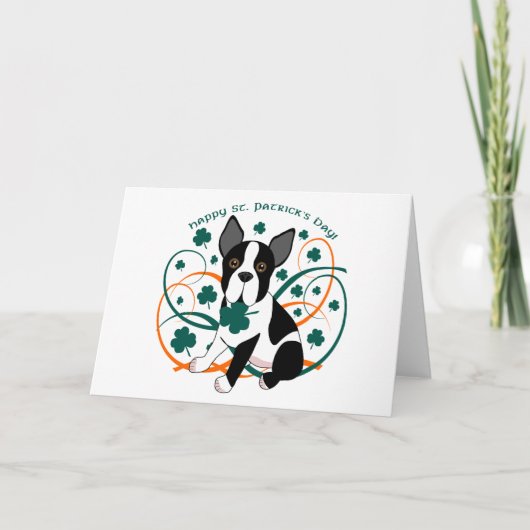 幸せなセントパトリックの日 カード (正面)