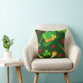 幸せなセントパトリックの日! クッション (椅子)