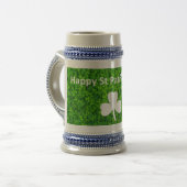 幸せなセントパトリックの日 ビールジョッキ (正面左)
