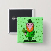 幸せなセントパトリックの日 缶バッジ (正面&裏面)