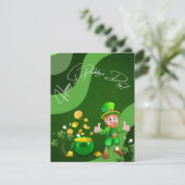 幸せなセントパトリックの日 Leprechaun シーズンカード (スタンド正面)