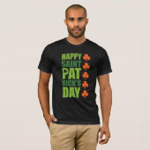 幸せなセントパトリックの日 Tシャツ (正面フル)