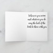 幸せなセントパトリックデーのマーメイドカード カード (内部)