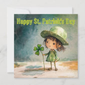 幸せなセントパトリックデー シーズンカード (正面)
