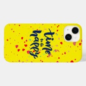 幸せなタイポグラフィーの時 Case-Mate iPhoneケース (裏面 (横))