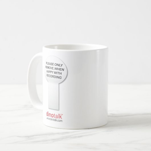 幸せなタブのコーヒー・マグ コーヒーマグカップ (正面左)