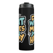 「幸せなタンブラーをやる気を起こさせる- タンブラー (正面)