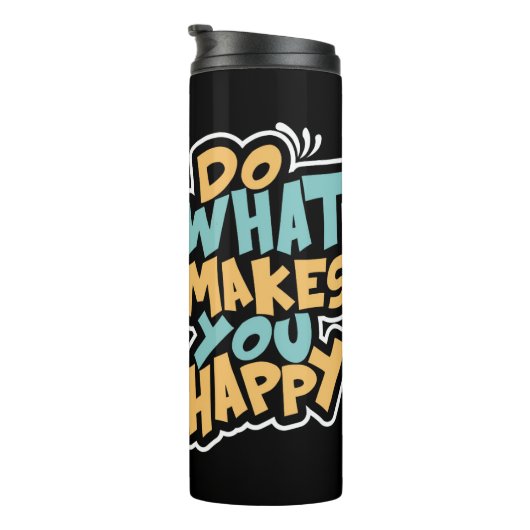 「幸せなタンブラーをやる気を起こさせる- タンブラー (回転右)