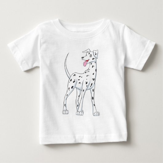 幸せなダルマチア人 ベビーTシャツ (正面)