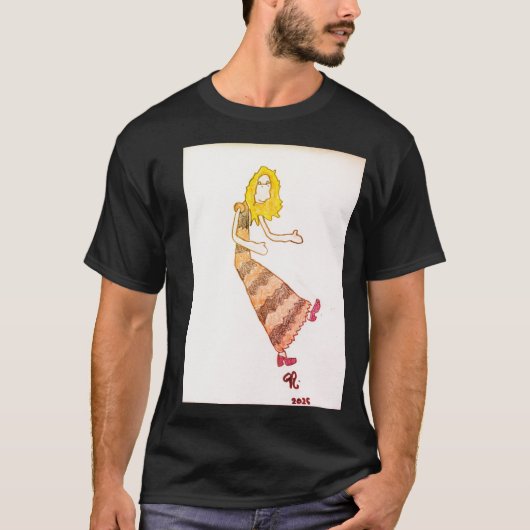 幸せなダンサーTシャツ Tシャツ (正面)
