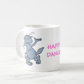 幸せなダンスのおもしろいで嬉しい踊り猫 コーヒーマグカップ (正面左)