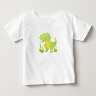 幸せなティラノサウルス ベビーTシャツ