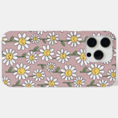幸せなデイジーのパターン - かわいい花柄デザイン Case-Mate iPhoneケース (裏面 (横))